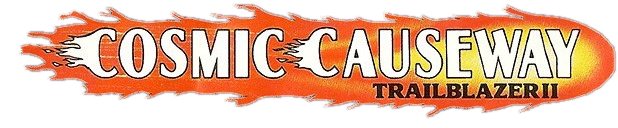 Cosmic Causeway: Trailblazer II logo for Commodore 64